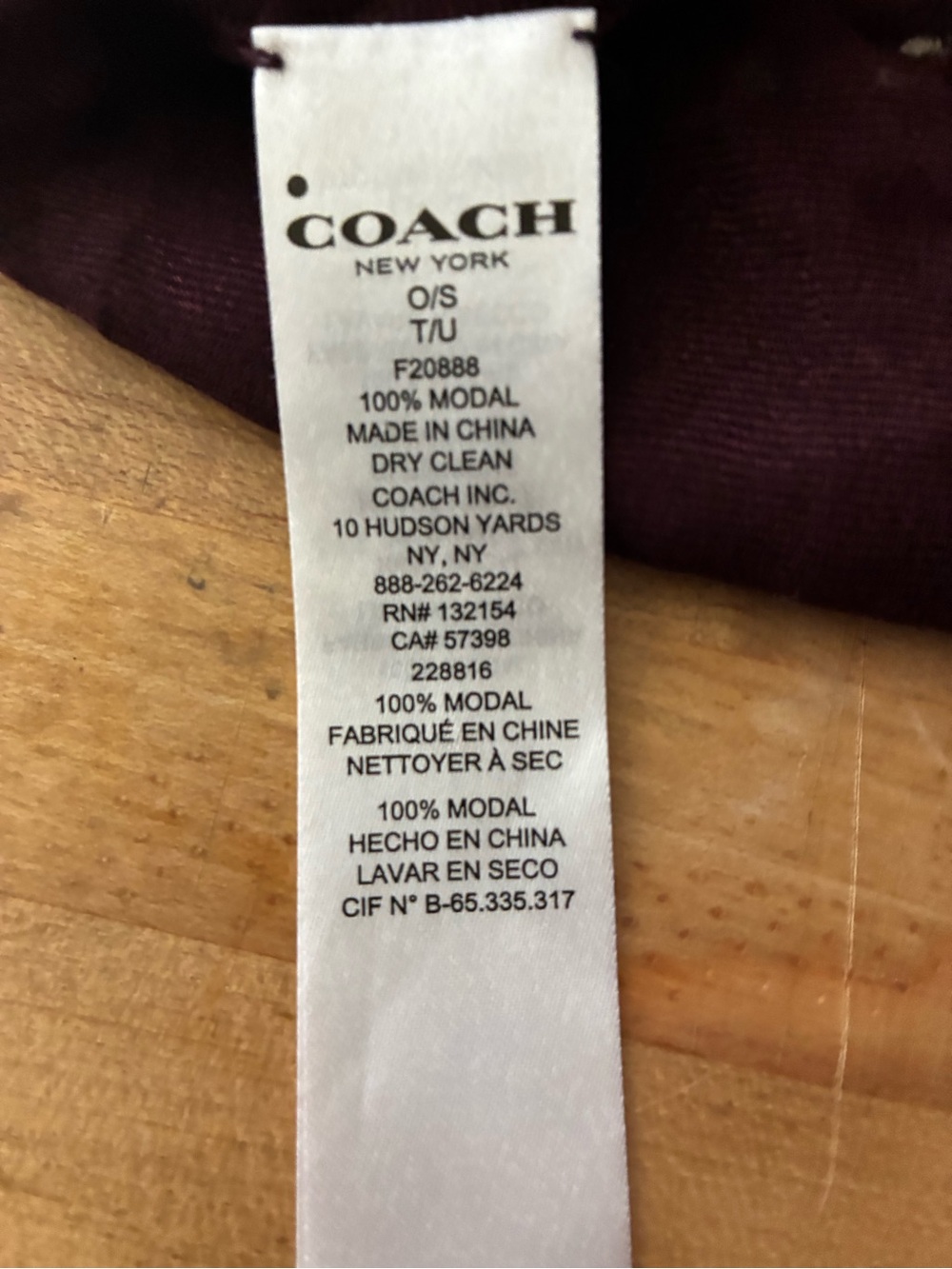 Coach Varsity Patch Scarf Wrap Shawl! - Picture 2 of 3